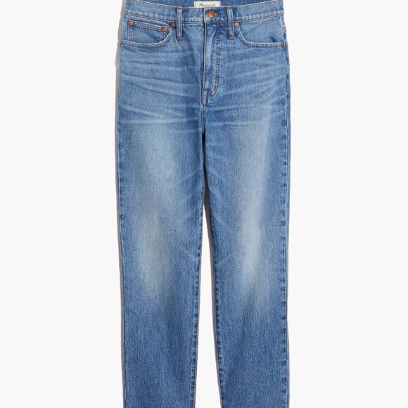 Madewell Classic Straight Jeans in Nearwood Wash Cropped Size 29 EUC - Picture 1 of 11